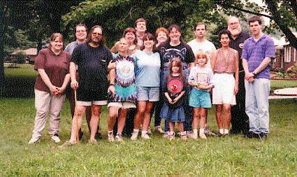 Les, Tomstaafl, Greg, Beth, Diane, JT, Christine, Theresa, Linda, Eli, Beatrice, BC, John Paul