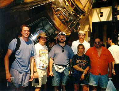 In front of Columbia: Chris, WJaKe, JT, Ed, Beth, Fader